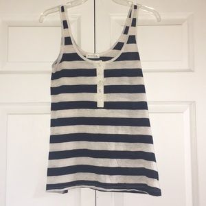 Monteau Stripe Tank Top. Small